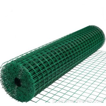 4 &quot;x 2&quot; PVC powlekane spawana siatka z drutu / zielona PCV powlekane Holland Holland Fence